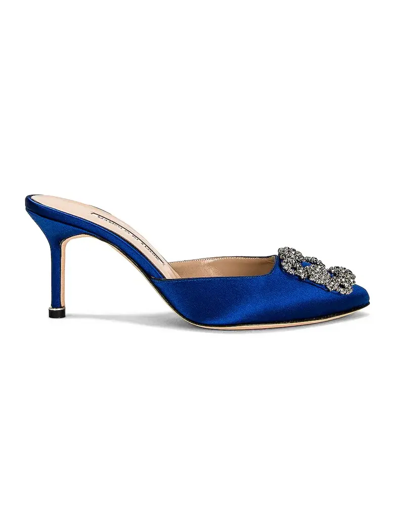 Satin Hangisimu 70 Mule