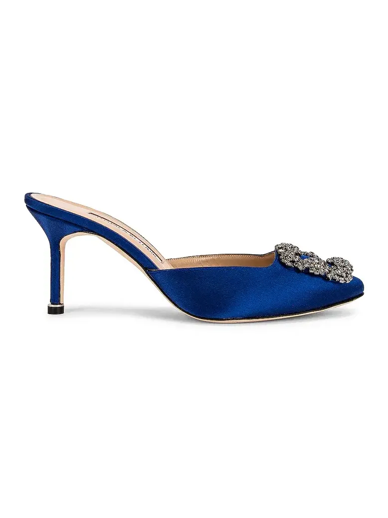 Satin Hangisimu 70 Mule