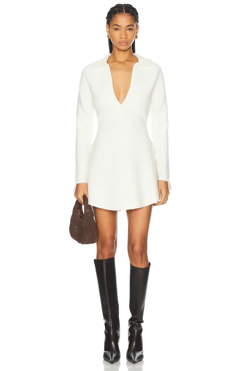 SEROYA Clara Knit Mini Dress | Image 1 SEROYA Clara Knit Mini Dress | Image 1