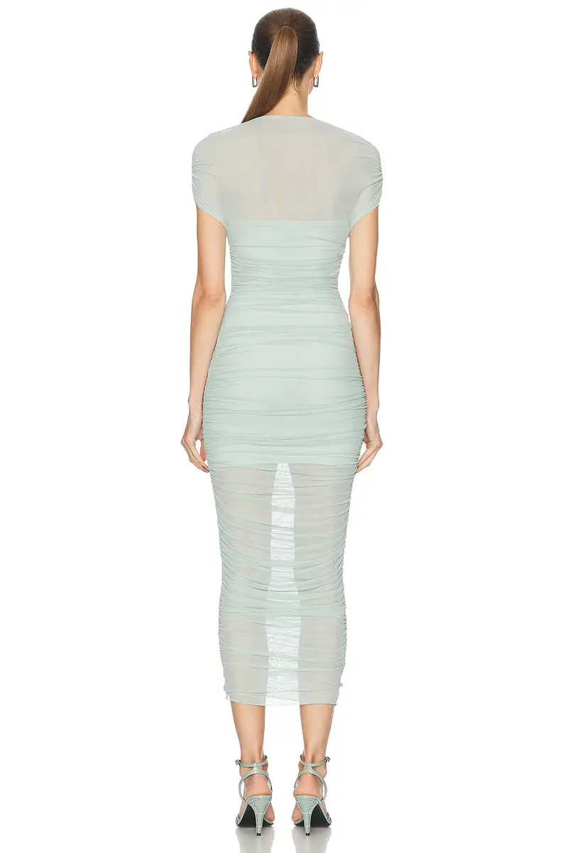 SEROYA Noel Off Shoulder Midi Dress | Thumbnail 3