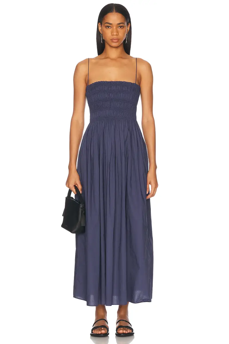 Shirred Bodice Dress
