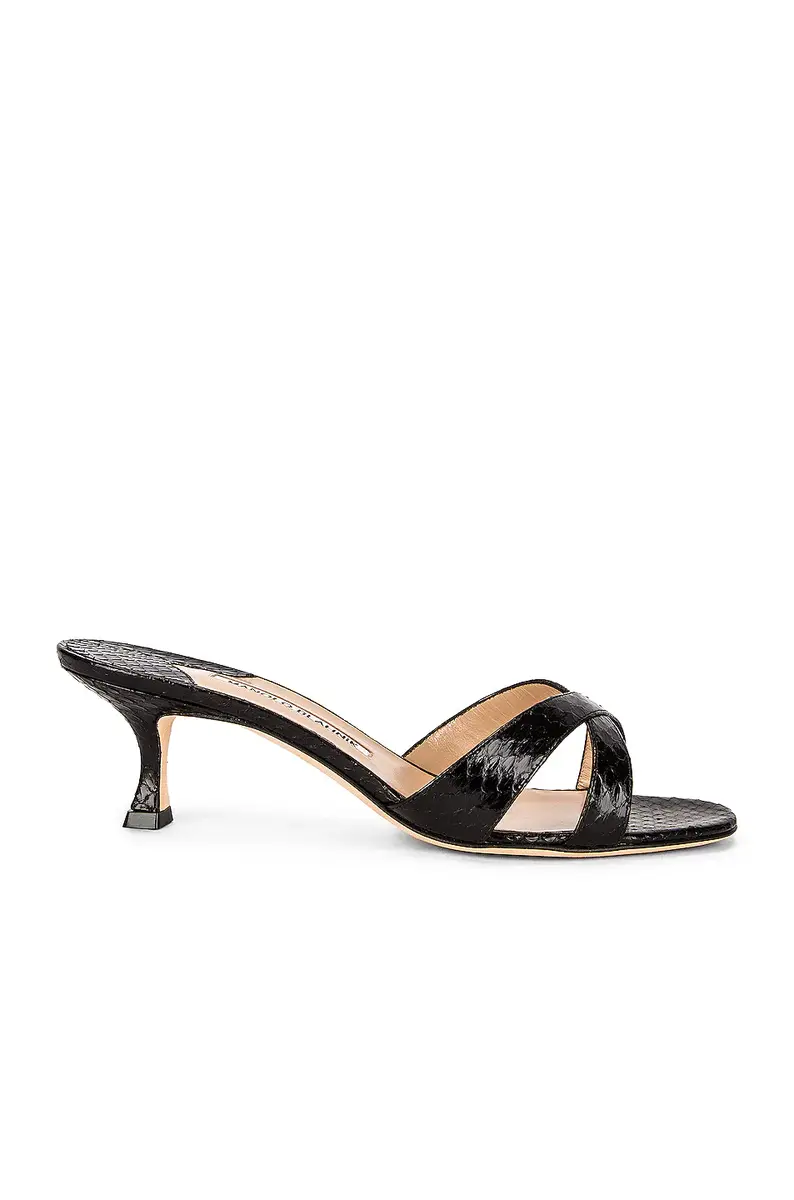 Manolo Blahnik Calla 50 Mule Sandal