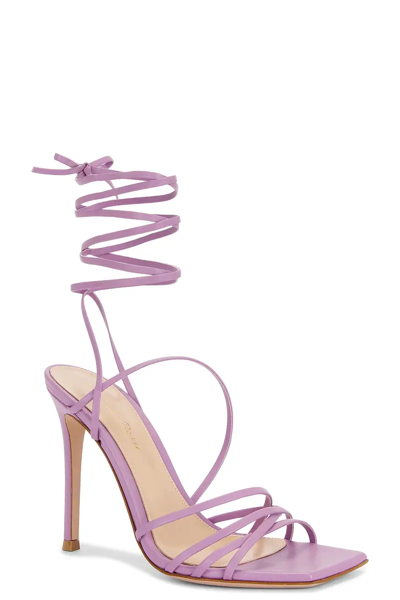 Gianvito Rossi Nappa Strappy Sandal | Thumbnail 2 Gianvito Rossi Nappa Strappy Sandal | Thumbnail 2