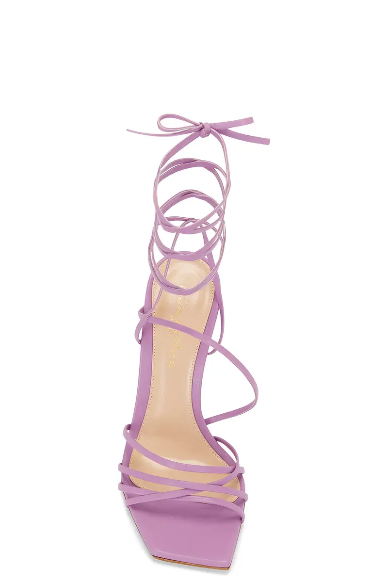 Gianvito Rossi Nappa Strappy Sandal | Thumbnail 4 Gianvito Rossi Nappa Strappy Sandal | Thumbnail 4