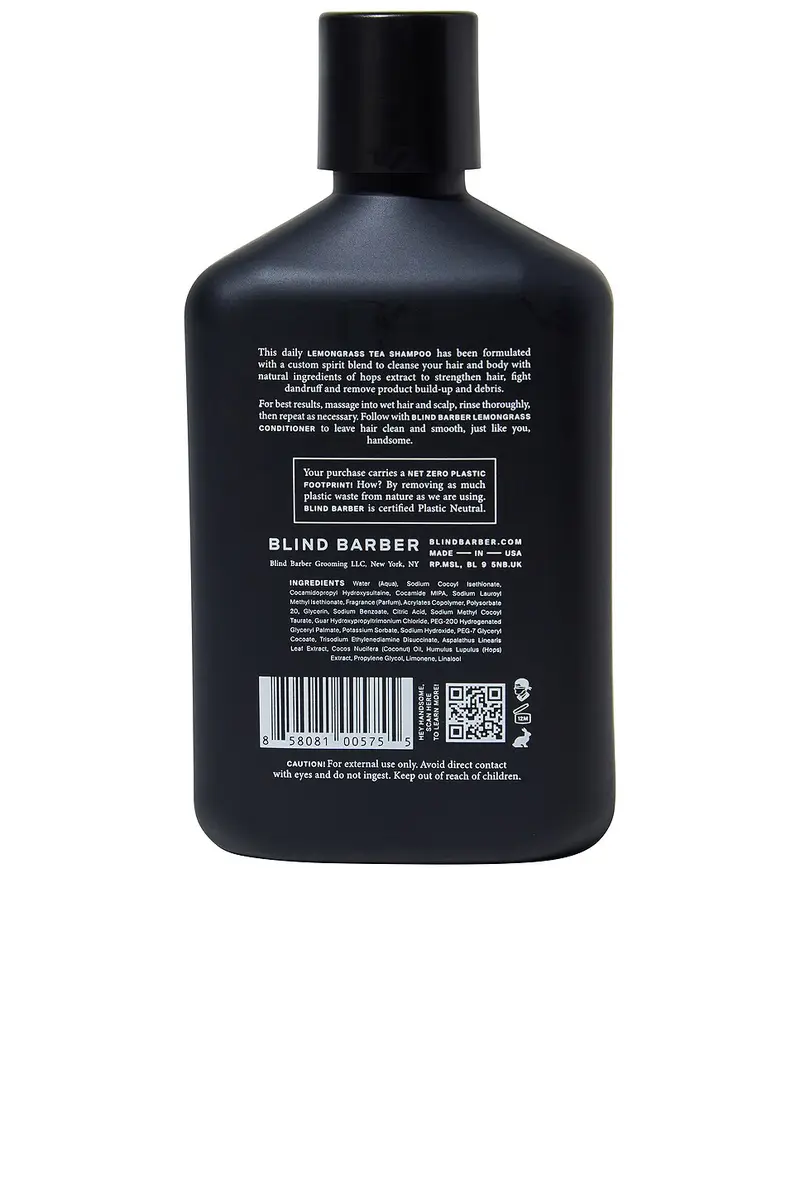Blind Barber Lemongrass Tea Shampoo | Thumbnail 4
