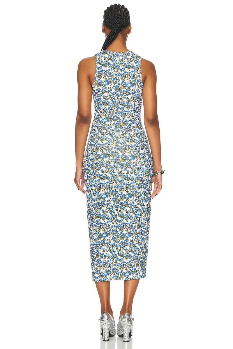 Rabanne Sleeveless Midi Dress | Thumbnail 3 Rabanne Sleeveless Midi Dress | Thumbnail 3