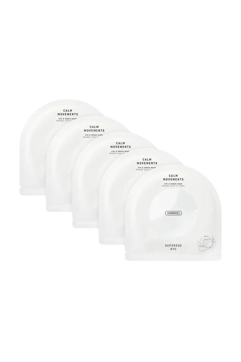 Superegg Calm Movements Eye & Cheek Mask Pack Of 5 | Thumbnail 3 Superegg Calm Movements Eye & Cheek Mask Pack Of 5 | Thumbnail 3