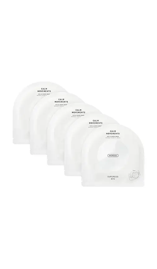 Superegg Calm Movements Eye & Cheek Mask Pack Of 5 | Image 1 Superegg Calm Movements Eye & Cheek Mask Pack Of 5 | Image 1