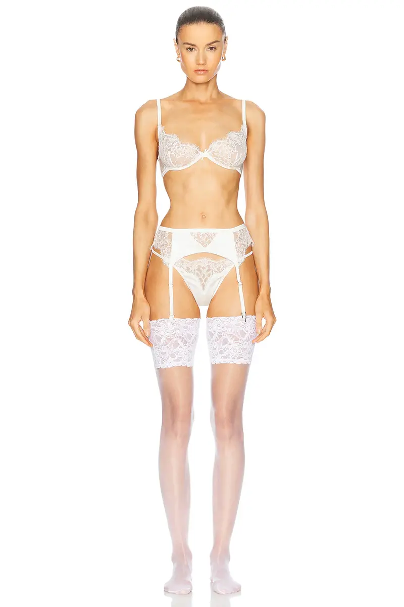 Fleur du Mal X Galia Lahav Beaded Iris Lace Garter | Thumbnail 4 Fleur du Mal X Galia Lahav Beaded Iris Lace Garter | Thumbnail 4