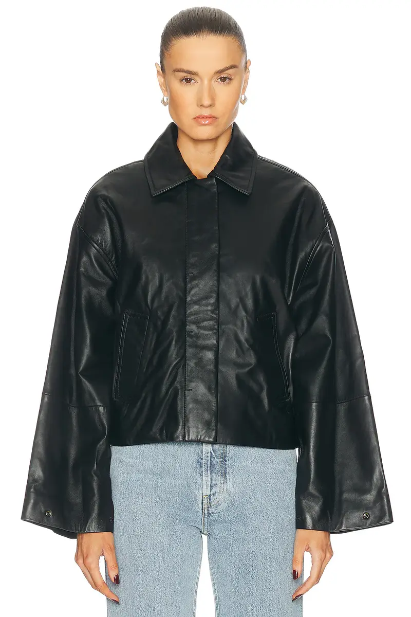 SIMKHAI Everli Cropped Jacket | Thumbnail 2 SIMKHAI Everli Cropped Jacket | Thumbnail 2