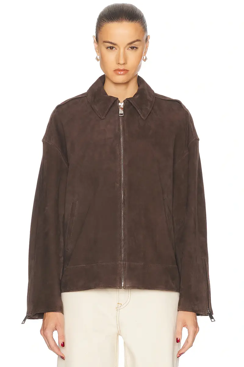 GRLFRND Alek Suede Jacket | Thumbnail 2 GRLFRND Alek Suede Jacket | Thumbnail 2