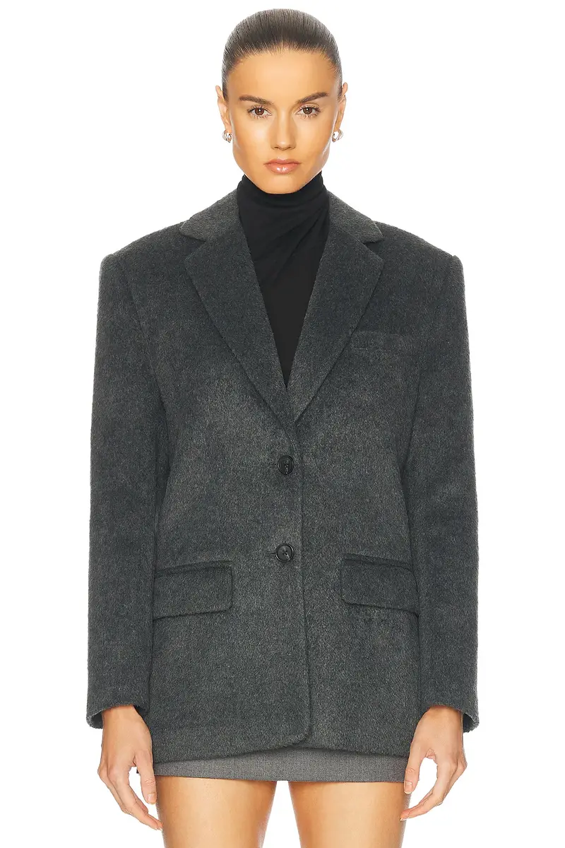 GRLFRND Wool Blend Blazer | Thumbnail 4 GRLFRND Wool Blend Blazer | Thumbnail 4