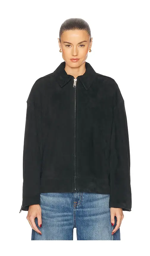 GRLFRND Alek Suede Jacket | Thumbnail 2 GRLFRND Alek Suede Jacket | Thumbnail 2
