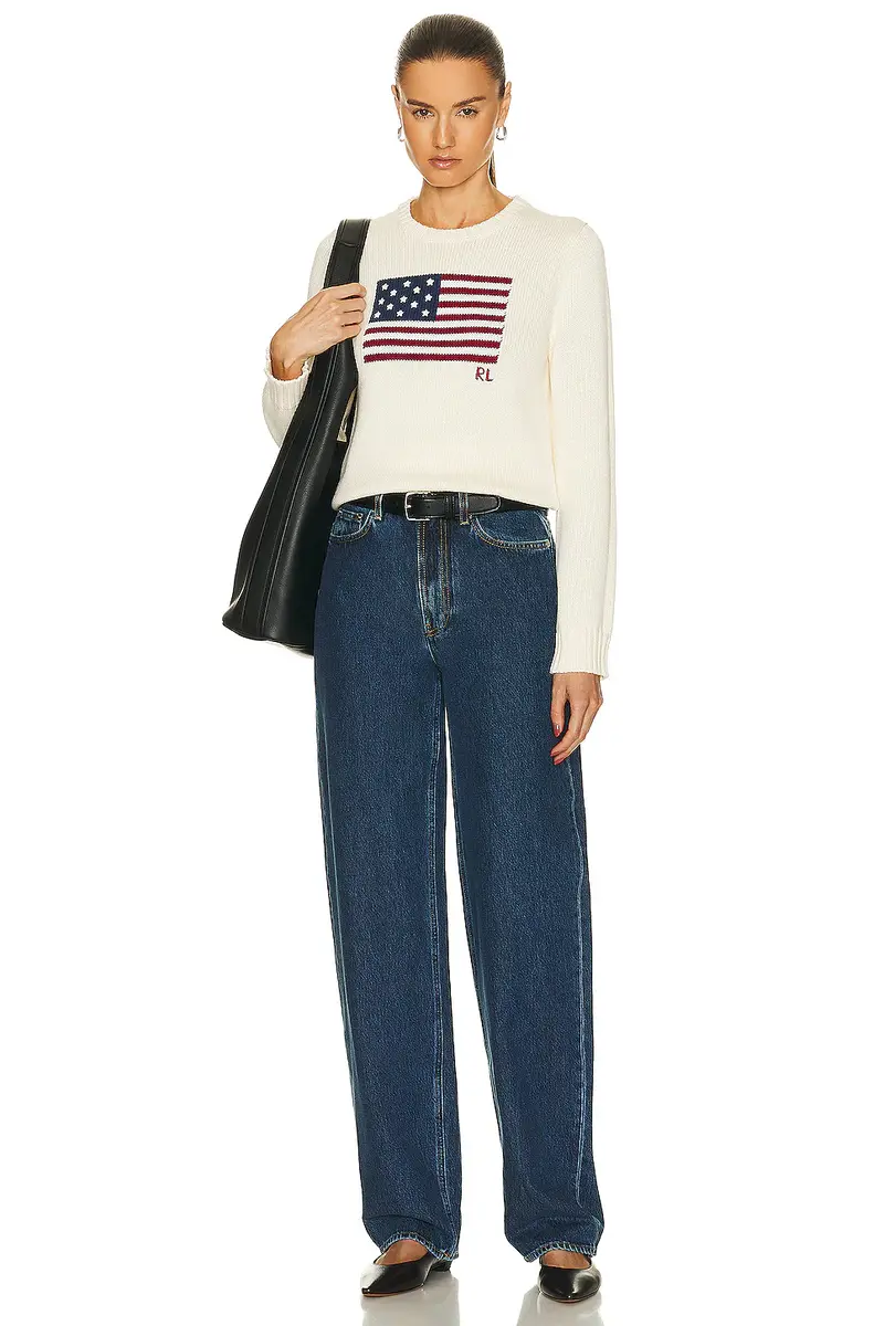 Polo Ralph Lauren Flag Long Sleeve Pullover Sweater | Thumbnail 4 Polo Ralph Lauren Flag Long Sleeve Pullover Sweater | Thumbnail 4