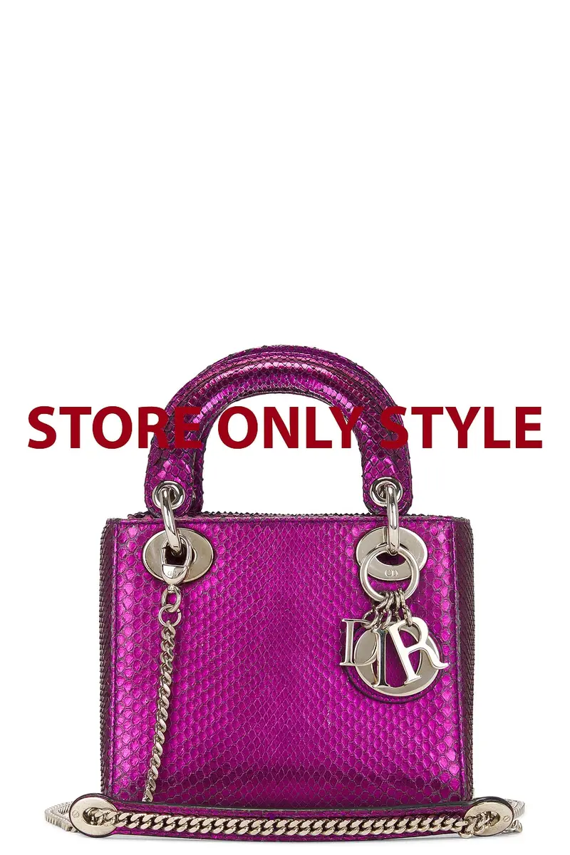 Dior Dior Python Lady Dior Handbag