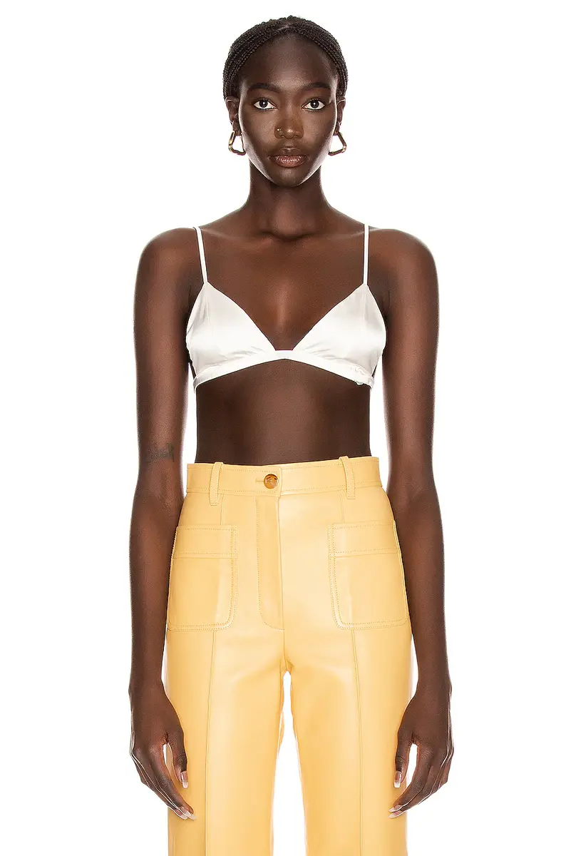 Fleur du Mal Luxe Triangle Bra | Image 1 Fleur du Mal Luxe Triangle Bra | Image 1