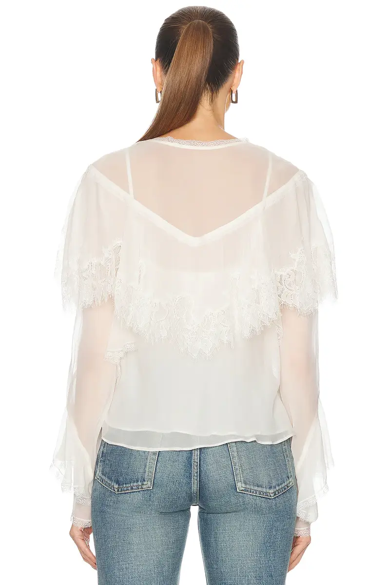 LoveShackFancy Afton Blouse | Thumbnail 3 LoveShackFancy Afton Blouse | Thumbnail 3