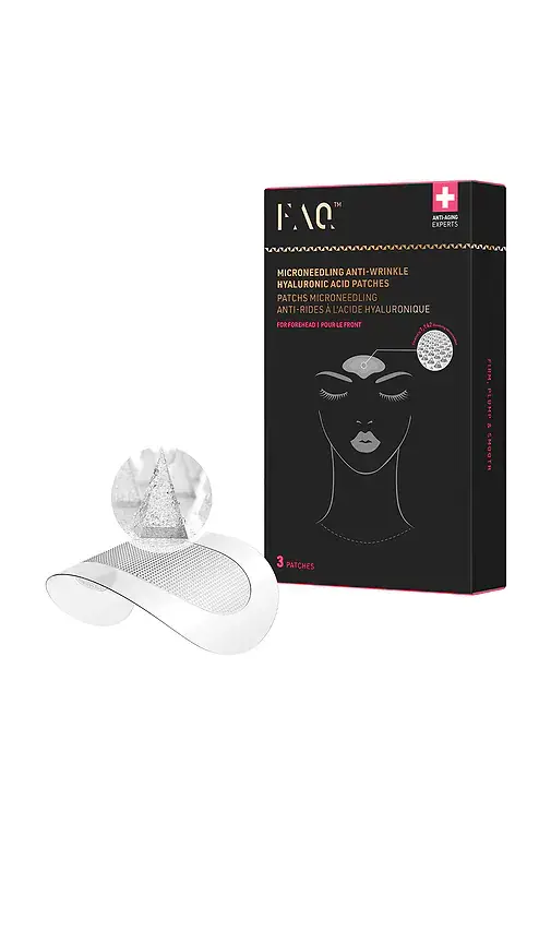 Foreo FAQ Microneedling Anti-Wrinkle Hyaluronic Acid Patches For Forehead 3 Pack | Image 1 Foreo FAQ Microneedling Anti-Wrinkle Hyaluronic Acid Patches For Forehead 3 Pack | Image 1
