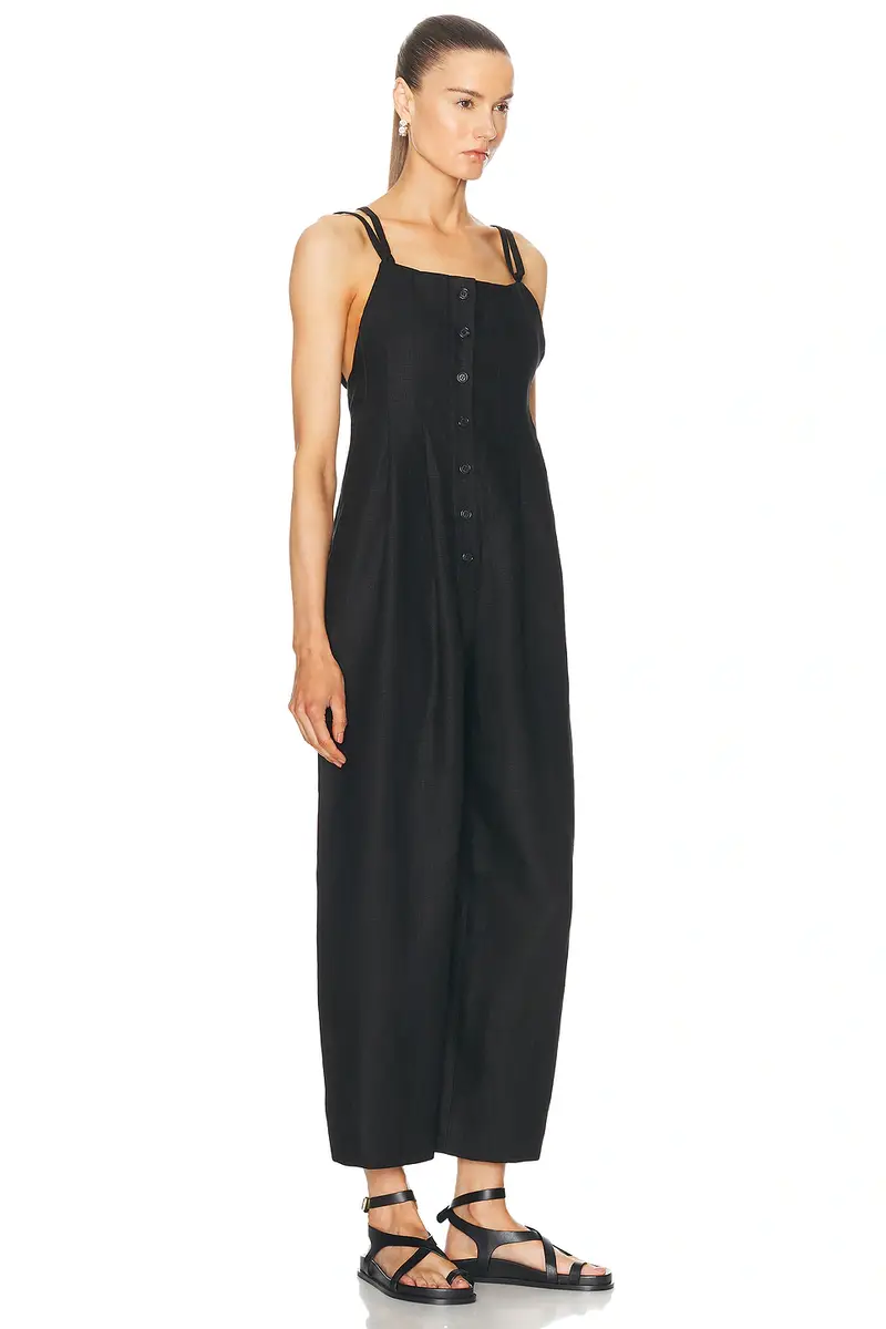BODE Linen Gardner Jumpsuit | Thumbnail 2 BODE Linen Gardner Jumpsuit | Thumbnail 2