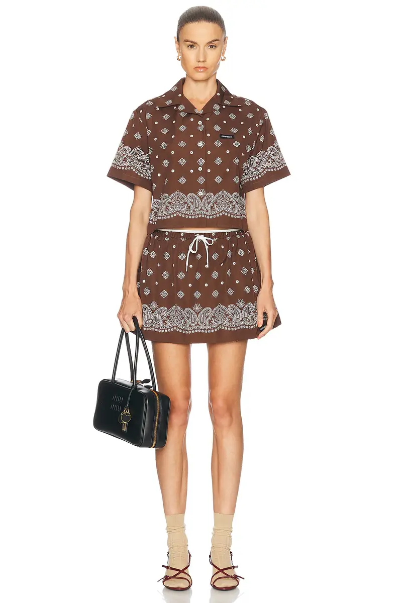 Miu Miu Mini Skirt | Thumbnail 5 Miu Miu Mini Skirt | Thumbnail 5