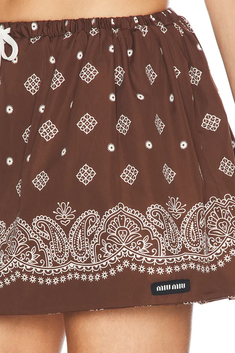 Miu Miu Mini Skirt | Thumbnail 6 Miu Miu Mini Skirt | Thumbnail 6