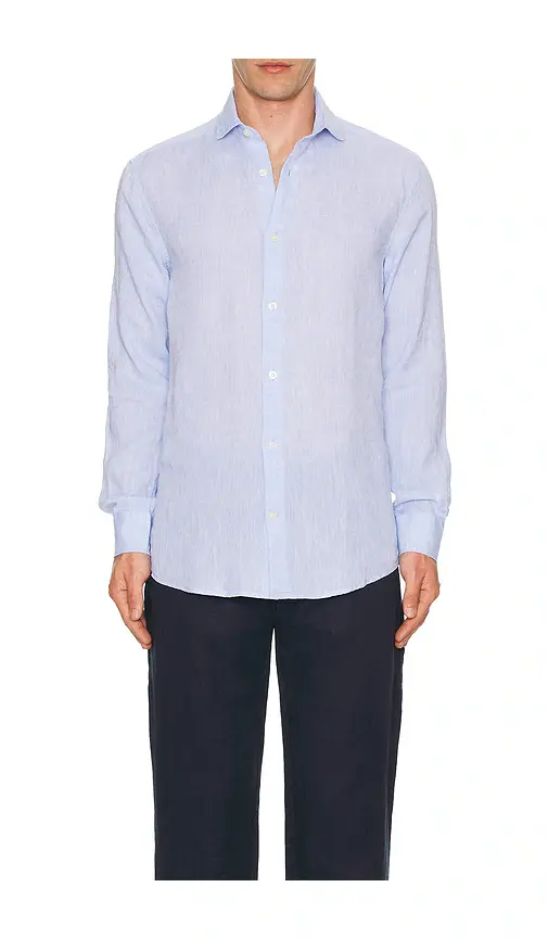 Frescobol Carioca Antonio Linen Shirt | Thumbnail 4 Frescobol Carioca Antonio Linen Shirt | Thumbnail 4