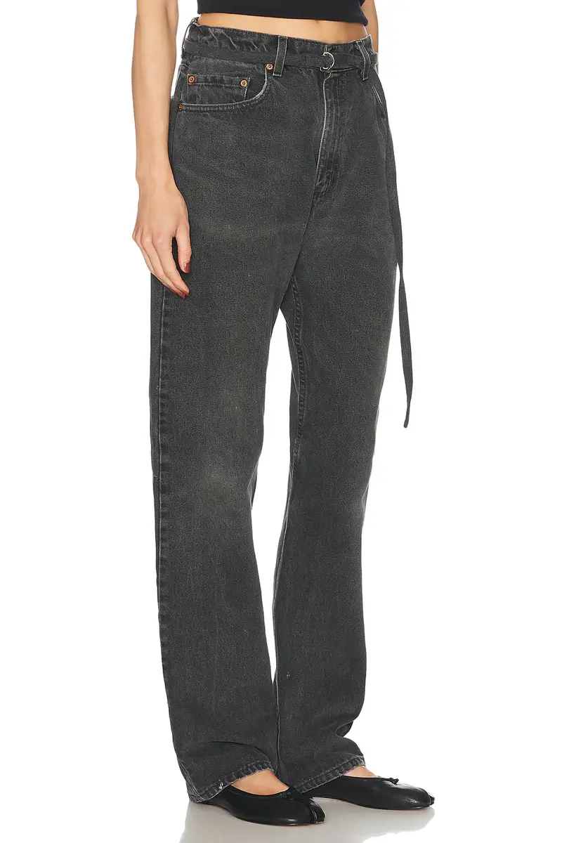 aligrace Vintage Belted Jeans | Thumbnail 4 aligrace Vintage Belted Jeans | Thumbnail 4