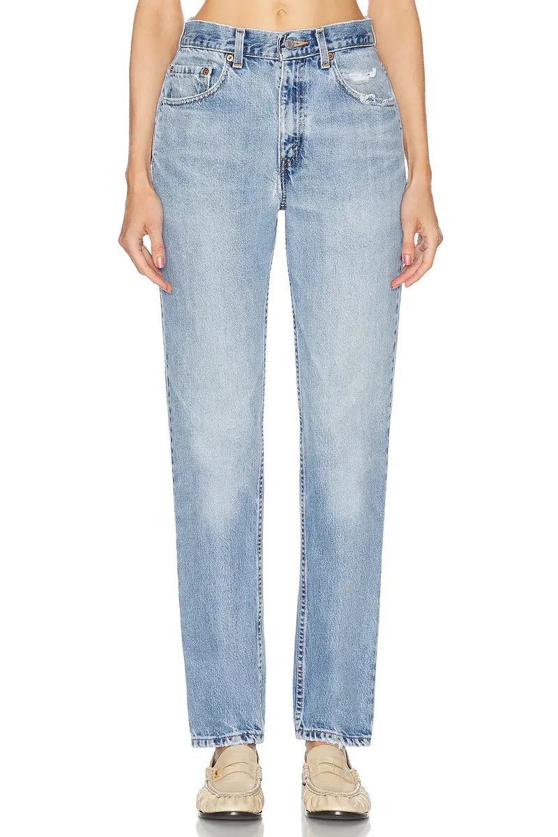 aligrace Vintage High Rise Slim Straight Jean | Thumbnail 3 aligrace Vintage High Rise Slim Straight Jean | Thumbnail 3