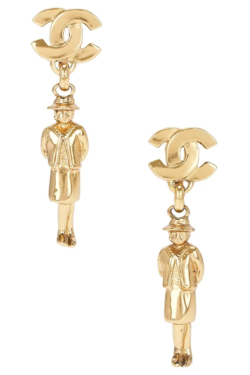 Chanel CC Mademoiselle Clip-On Earrings Chanel CC Mademoiselle Clip-On Earrings