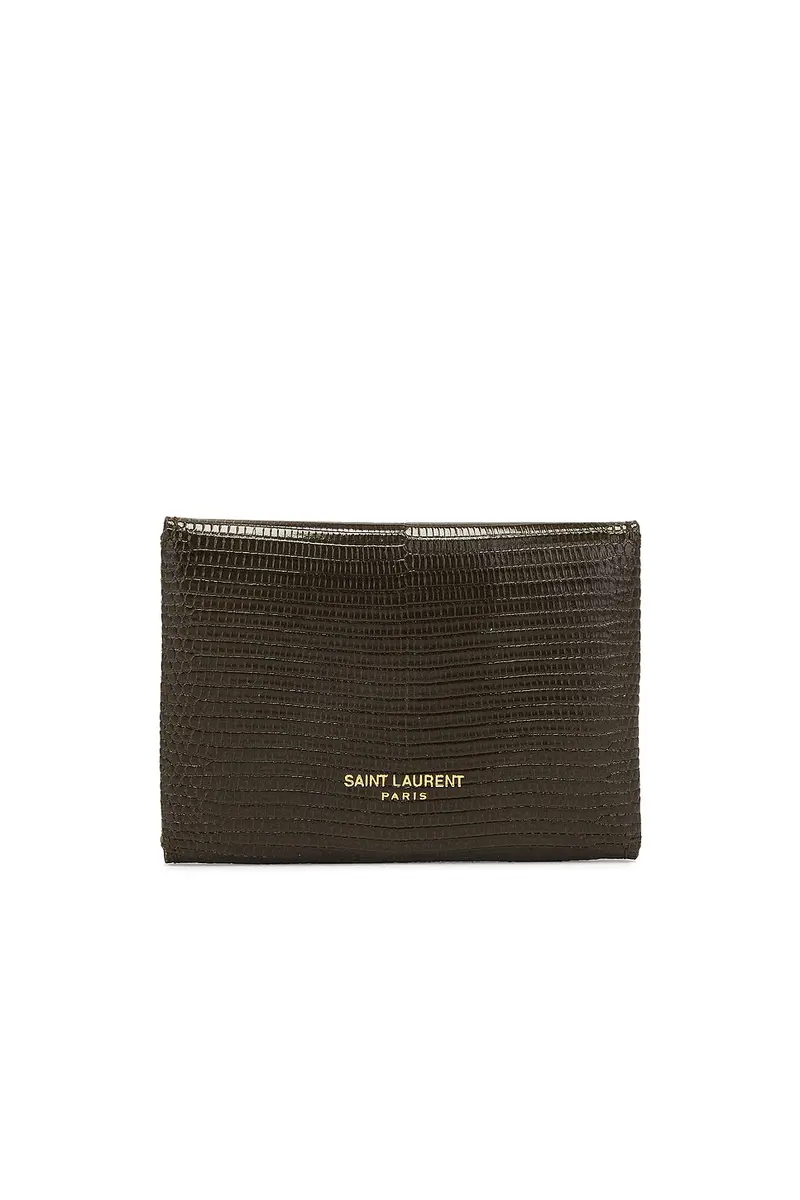 Saint Laurent Lizard Credit Card Case | Thumbnail 2 Saint Laurent Lizard Credit Card Case | Thumbnail 2