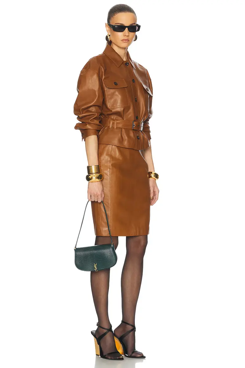 Saint Laurent Lizard Demi Lune Hobo Bag | Thumbnail 2