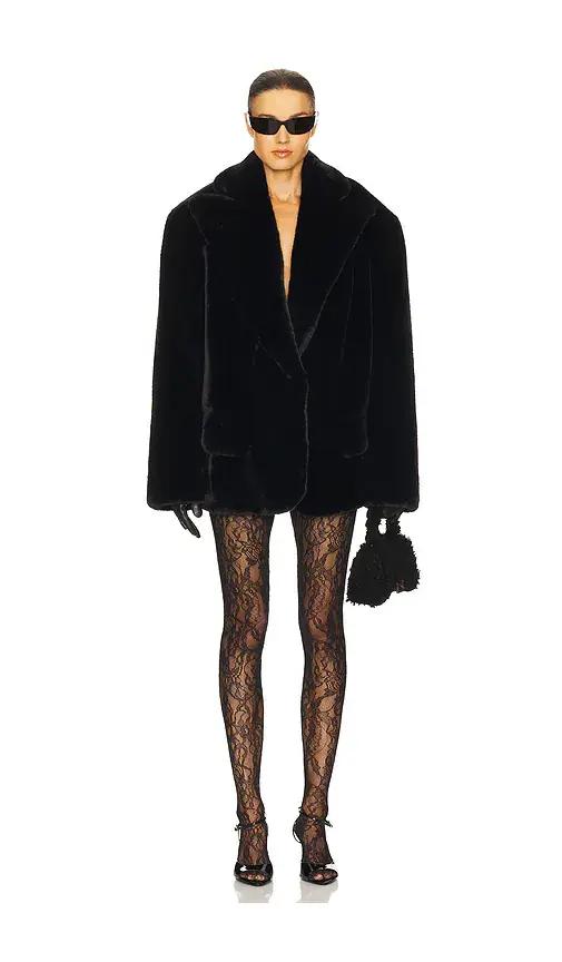Helsa The Oslo Faux Fur Coat | Image 1 Helsa The Oslo Faux Fur Coat | Image 1