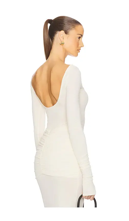 Helsa Matte Jersey Long Sleeve Top | Image 1 Helsa Matte Jersey Long Sleeve Top | Image 1