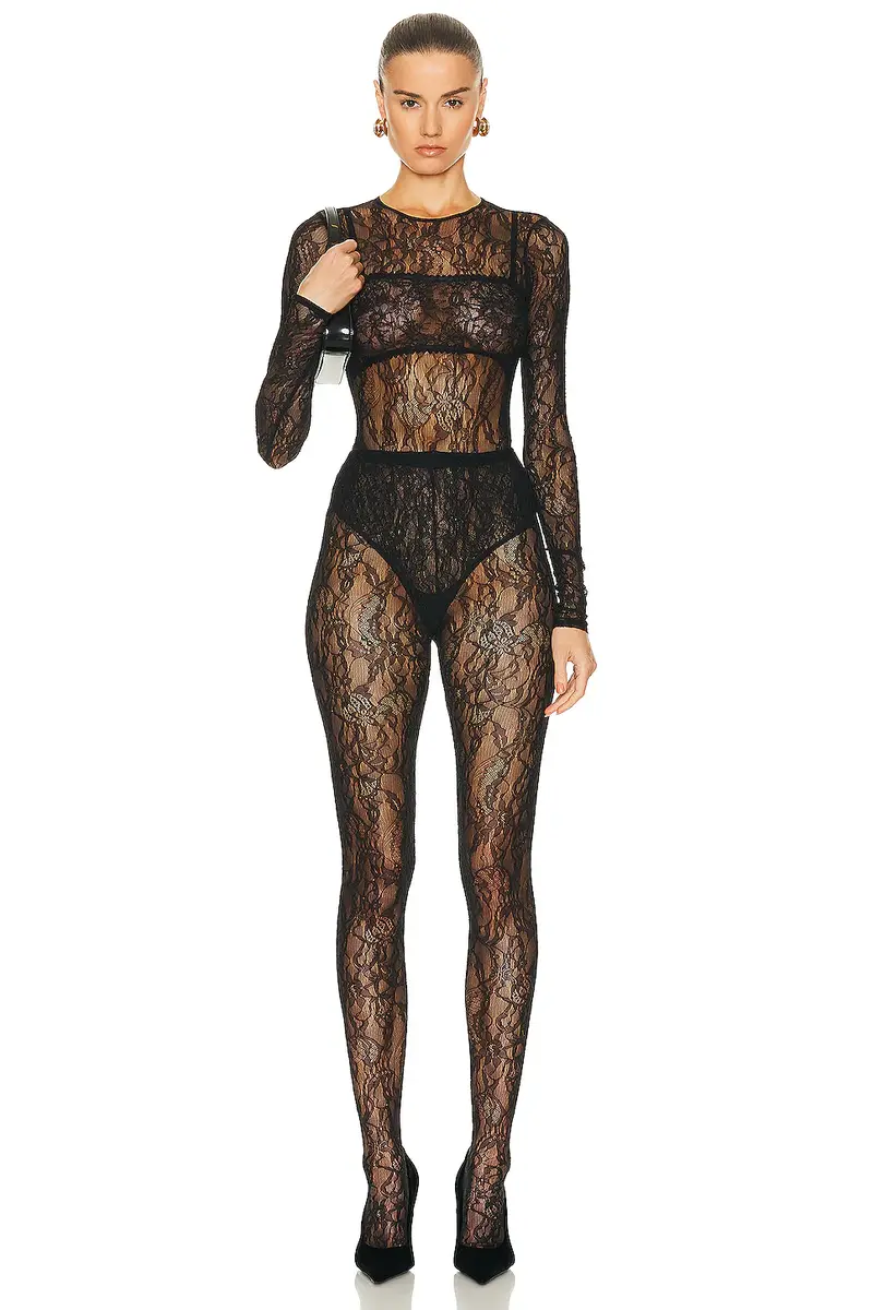 WARDROBE.NYC Lace Bodysuit | Thumbnail 5 WARDROBE.NYC Lace Bodysuit | Thumbnail 5