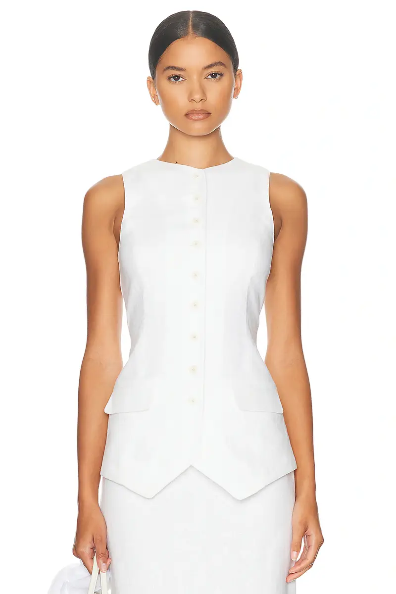 Helsa Linen Button Tunic | Image 1 Helsa Linen Button Tunic | Image 1