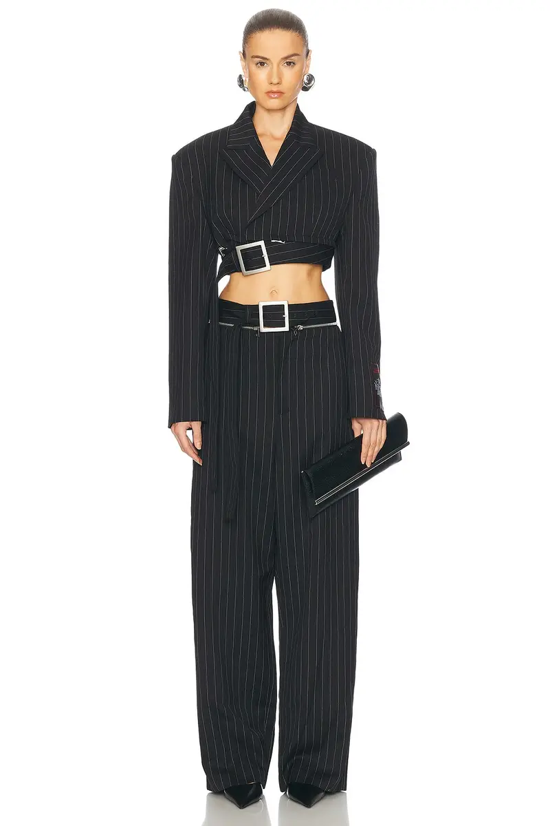 Jean Paul Gaultier Pinstripe Tailored Trouser | Thumbnail 5