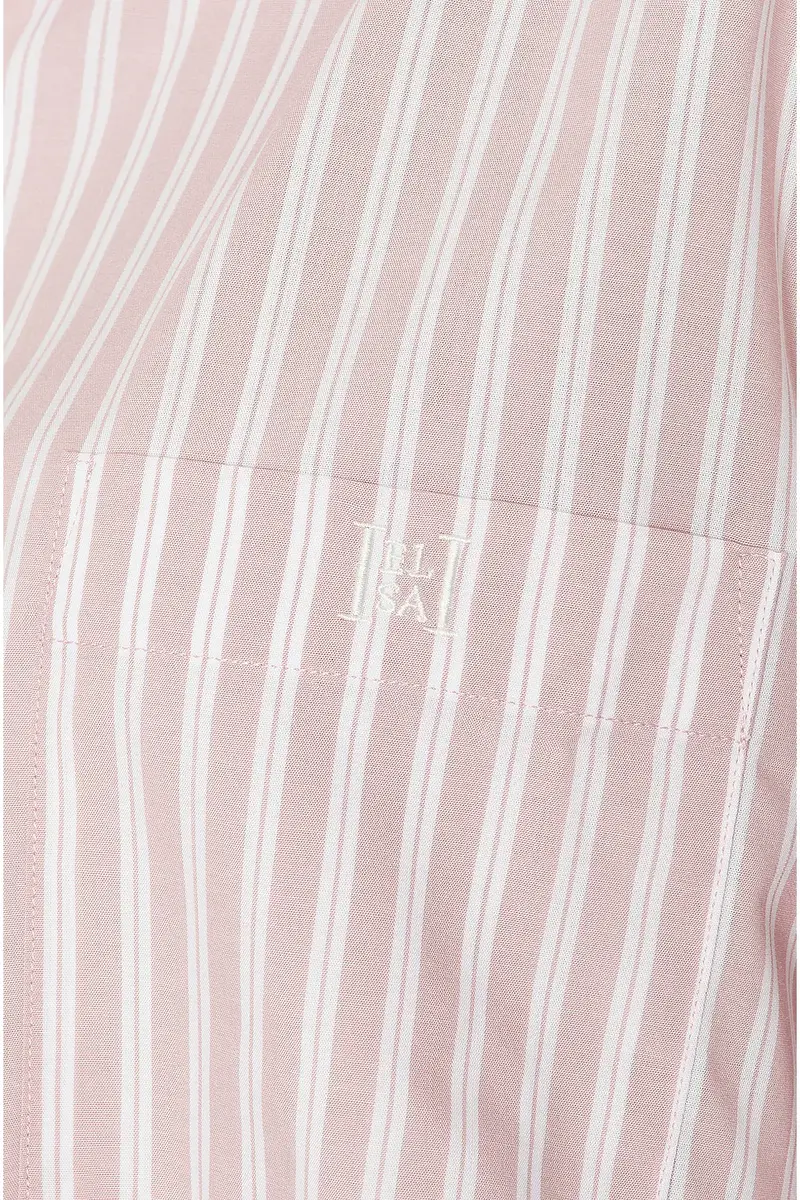 Helsa Wide Stripe Poplin Cropped Shirt | Thumbnail 6