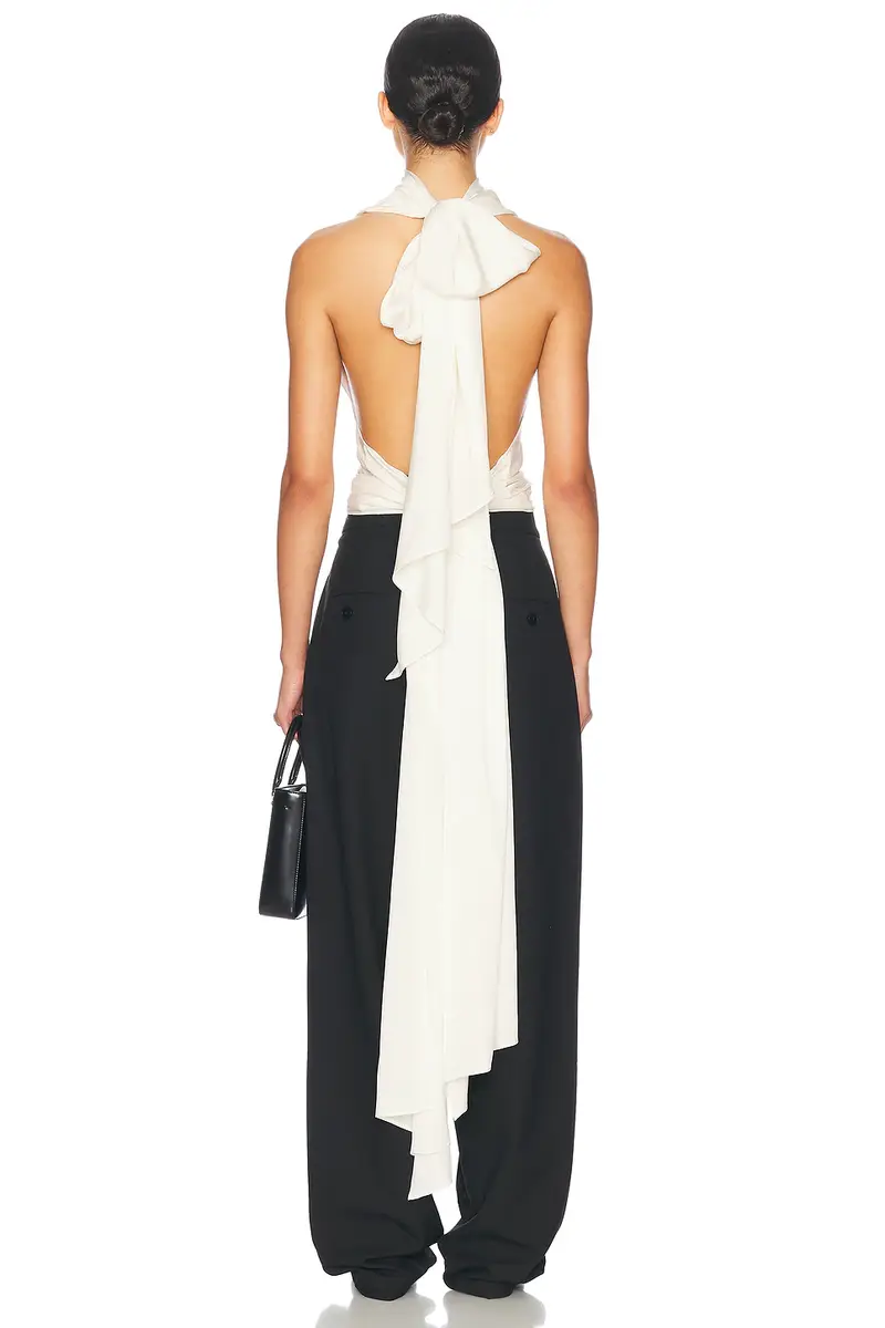Helsa Natasha Silk Halter | Thumbnail 4