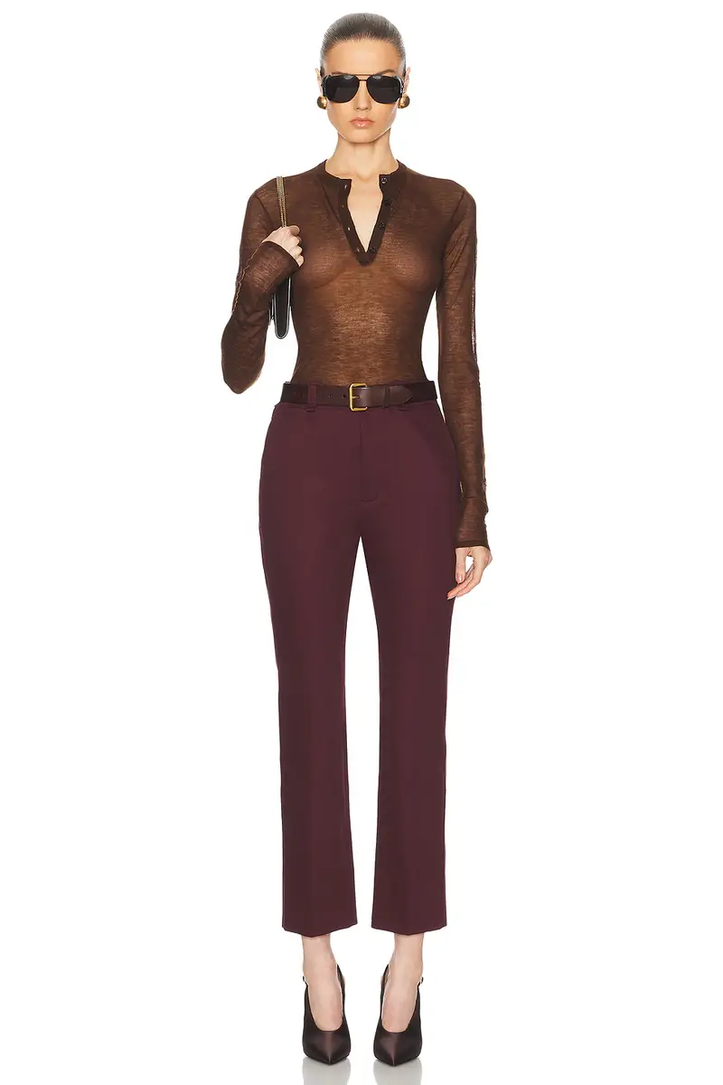 Saint Laurent Bootcut Pant | Thumbnail 4 Saint Laurent Bootcut Pant | Thumbnail 4