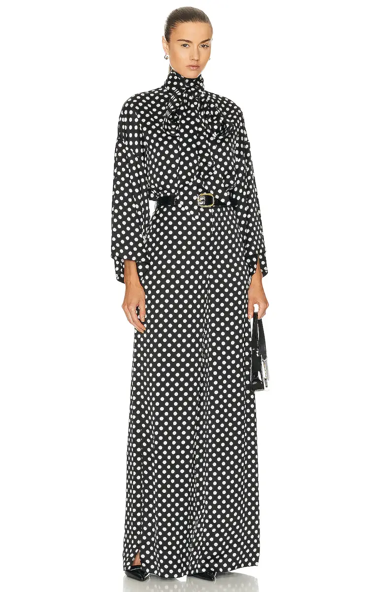 Saint Laurent Wide Leg Pant | Thumbnail 4 Saint Laurent Wide Leg Pant | Thumbnail 4