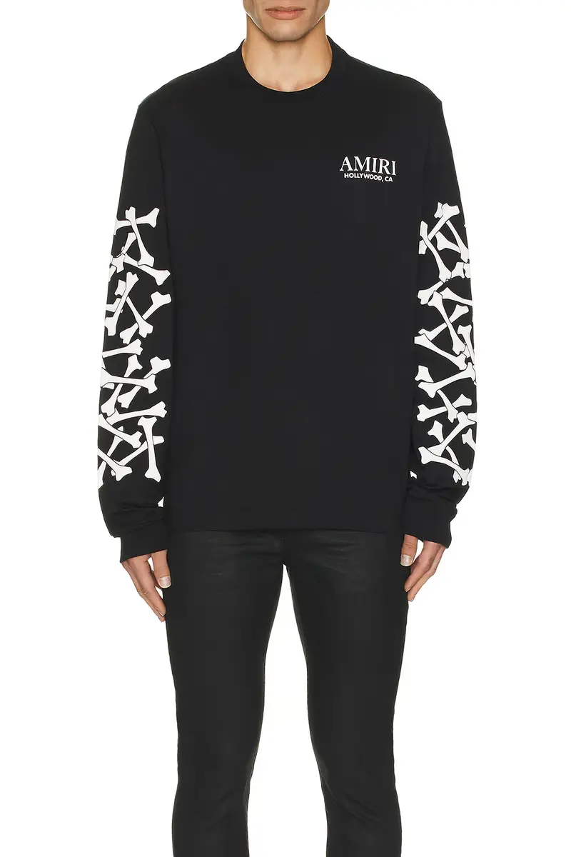 AMIRI Bones Stacked Long Sleeve Tee | Thumbnail 4