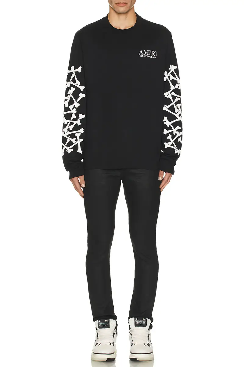AMIRI Bones Stacked Long Sleeve Tee | Thumbnail 5