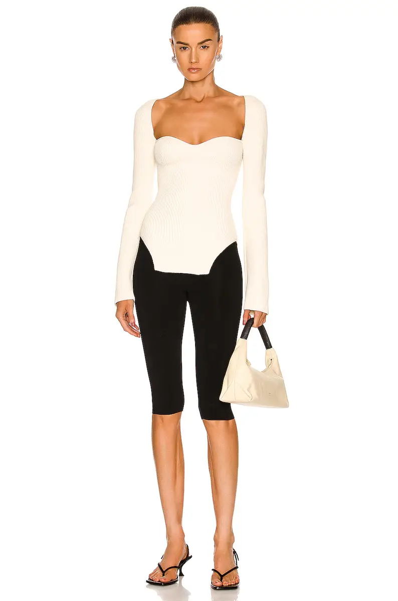 Khaite Maddy Long Bustier Top | Thumbnail 4 Khaite Maddy Long Bustier Top | Thumbnail 4