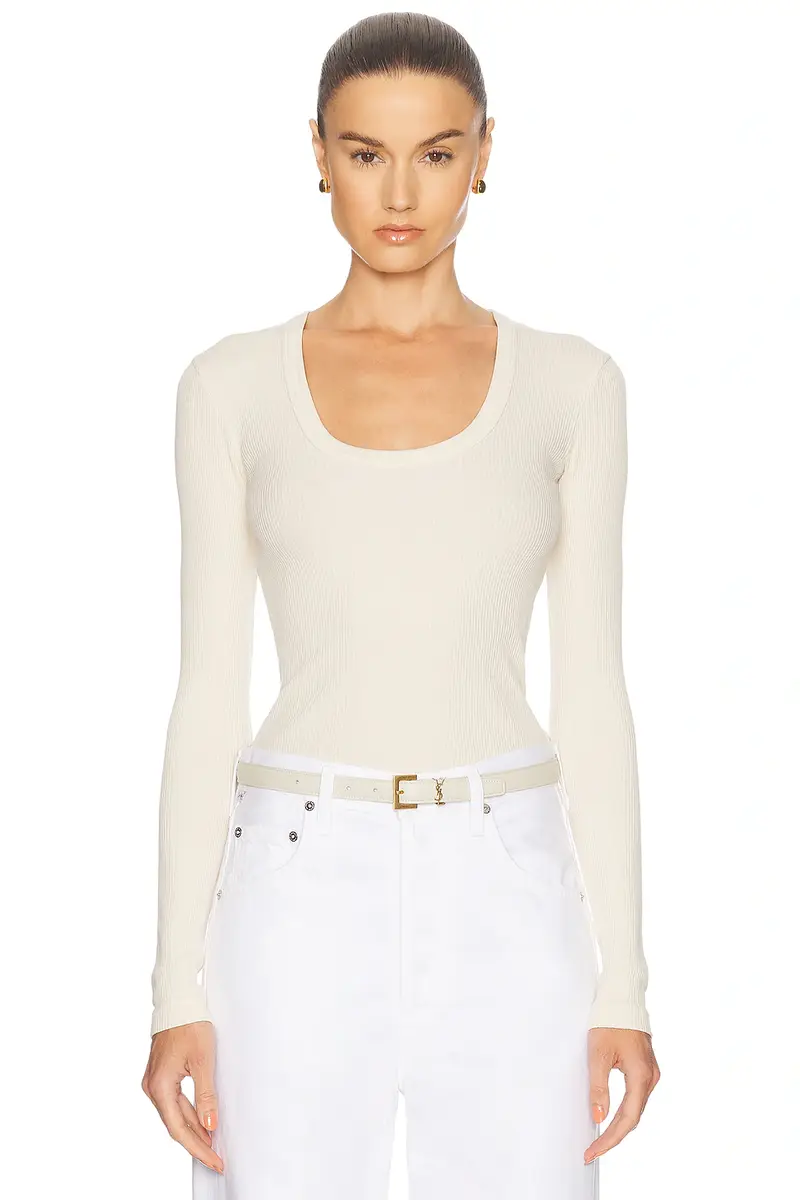 Citizens of Humanity Mara U-neck Top | Thumbnail 3 Citizens of Humanity Mara U-neck Top | Thumbnail 3
