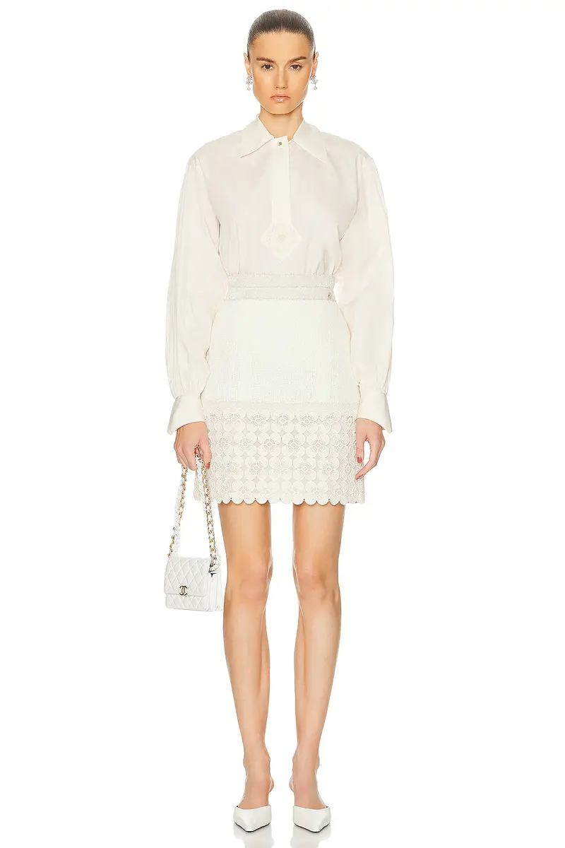 Chanel Chanel Balloon Sleeve Shirt | Thumbnail 4 Chanel Chanel Balloon Sleeve Shirt | Thumbnail 4