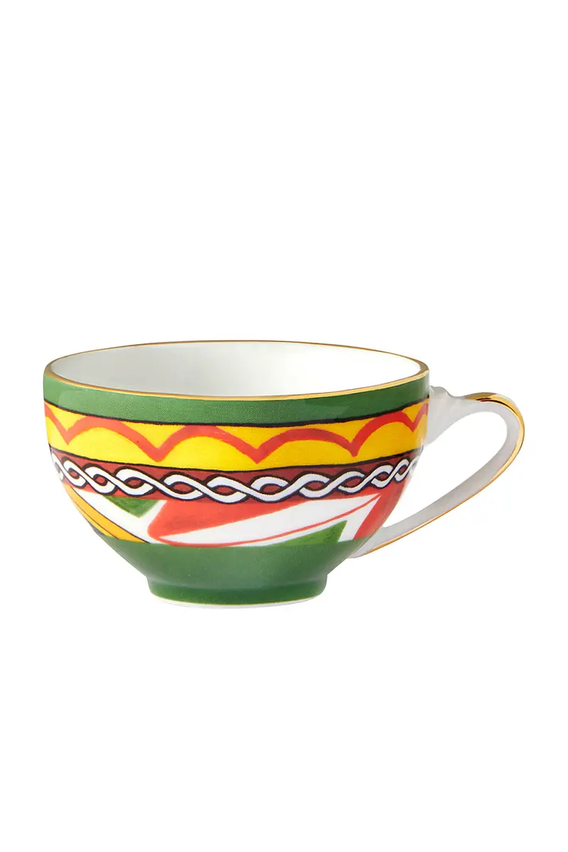 Dolce & Gabbana Casa Carretto Lemon Espresso Cup And Saucer Set | Thumbnail 4 Dolce & Gabbana Casa Carretto Lemon Espresso Cup And Saucer Set | Thumbnail 4
