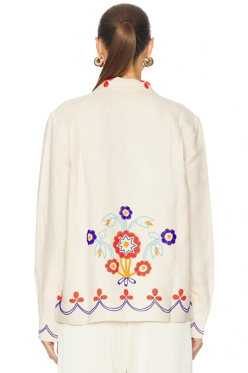 BODE Beaded Garden Party Shirt | Thumbnail 4