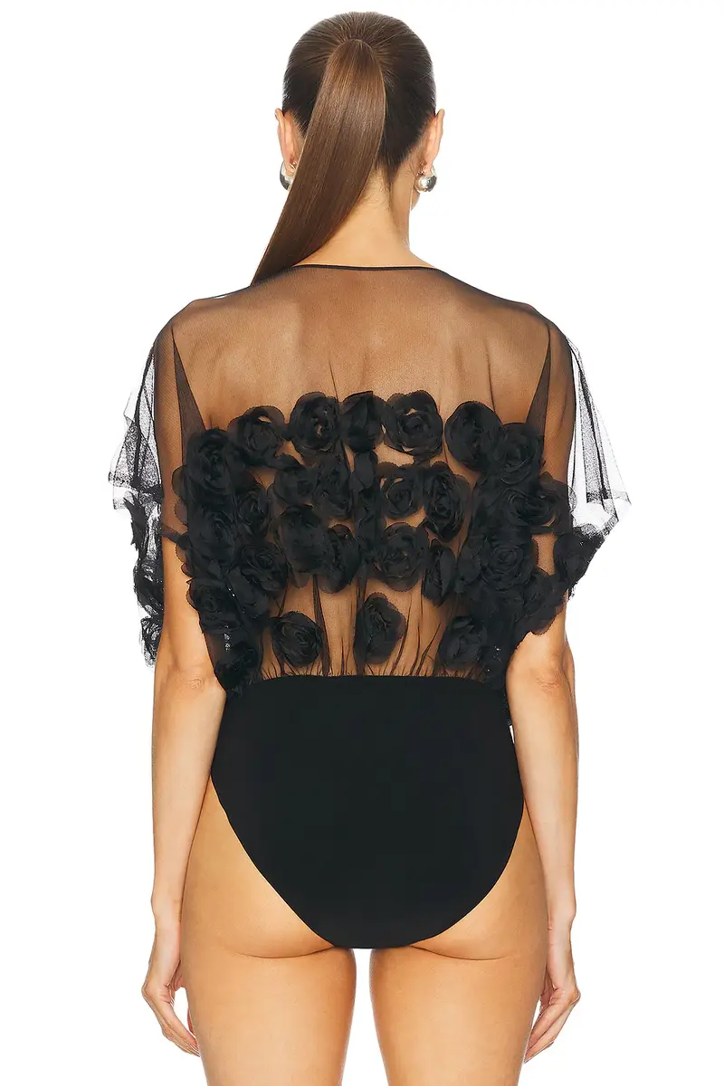 Norma Kamali Super Oversized Sleeveless Boyfriend Bodysuit | Thumbnail 4 Norma Kamali Super Oversized Sleeveless Boyfriend Bodysuit | Thumbnail 4