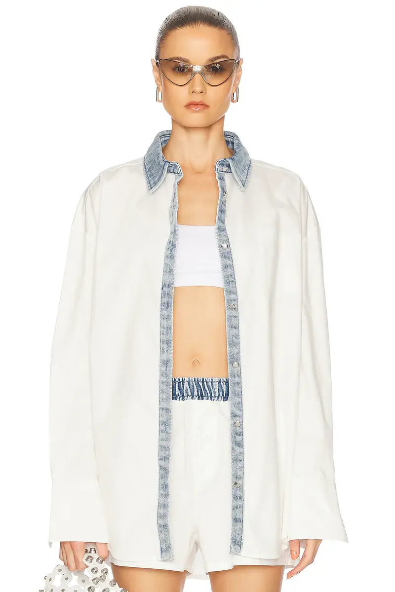 SEROYA Gill Oversized Shirt