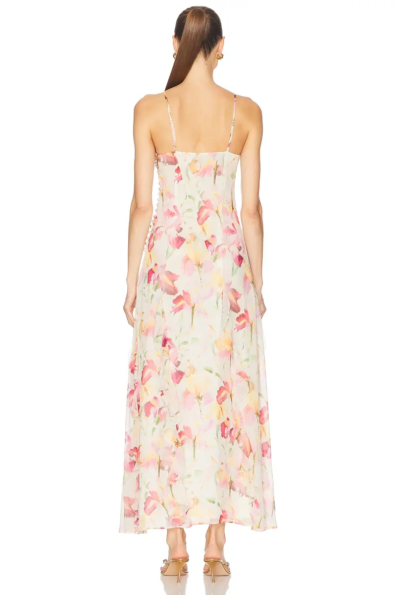 NICHOLAS Kamila Ruffle Cowl Gown | Thumbnail 3